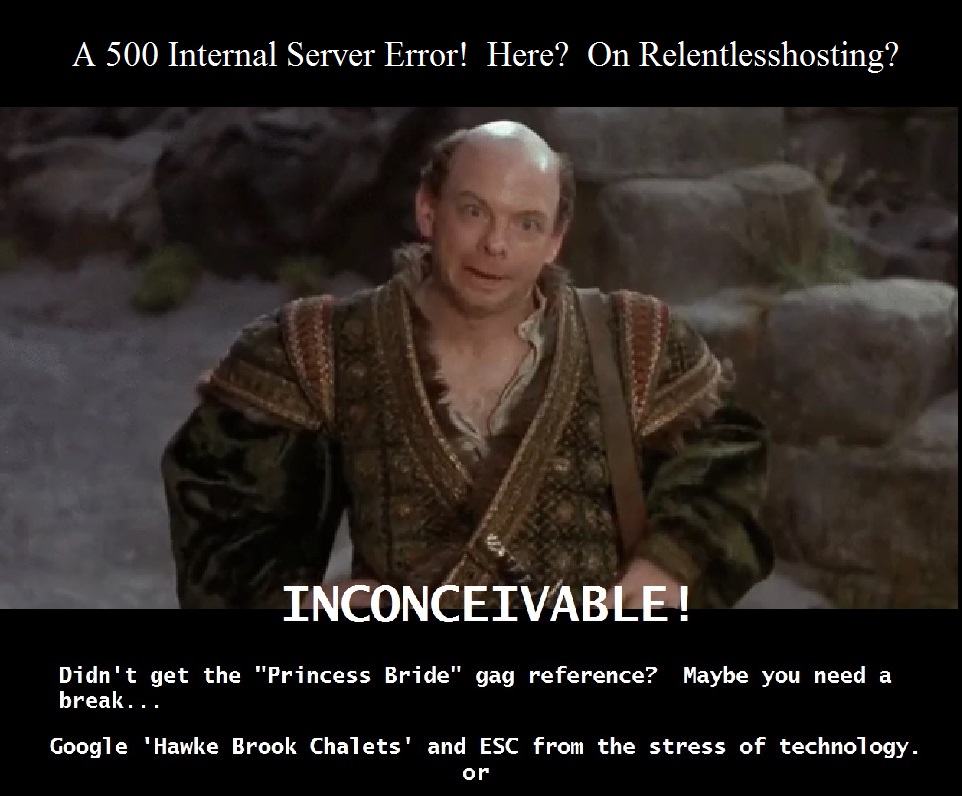 ERROR CODE 500 : Internal Server Error